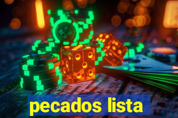 pecados lista