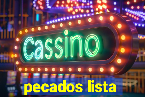 pecados lista