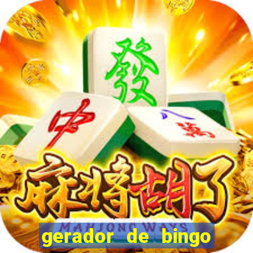 gerador de bingo de palavras