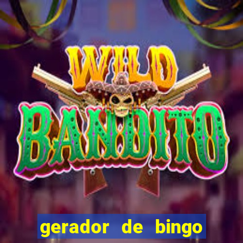 gerador de bingo de palavras