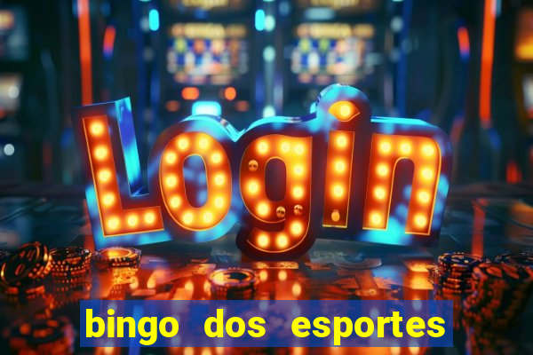 bingo dos esportes para imprimir