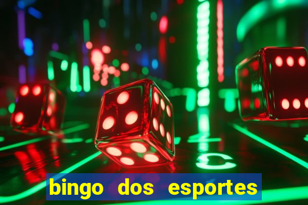 bingo dos esportes para imprimir