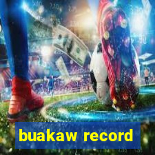 buakaw record