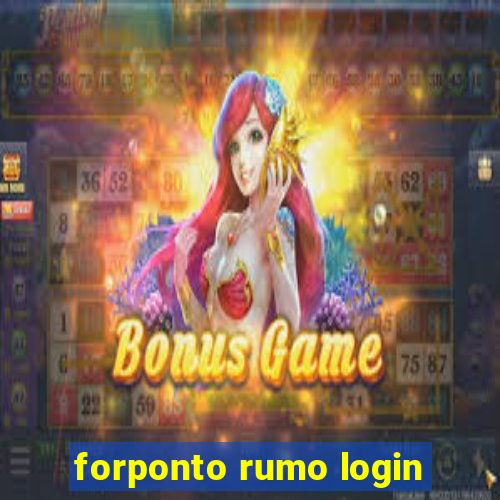 forponto rumo login