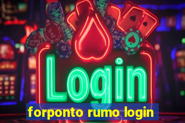 forponto rumo login