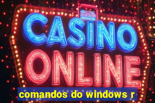 comandos do windows r