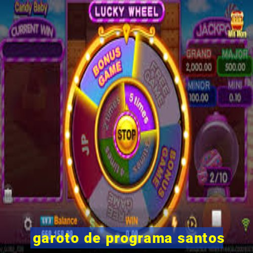 garoto de programa santos