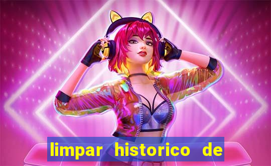 limpar historico de apostas bet365