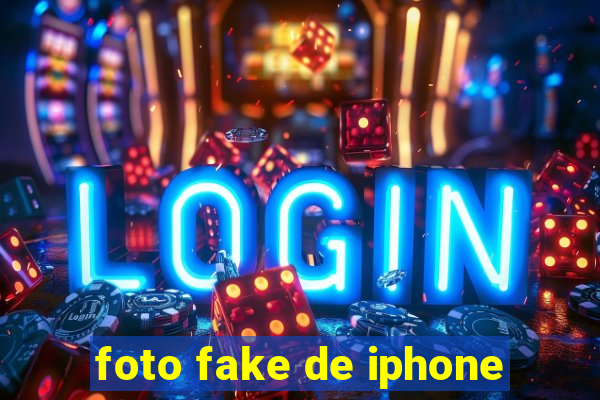 foto fake de iphone