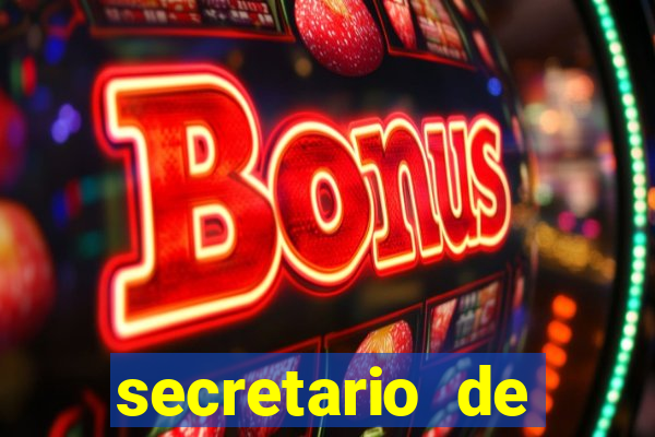 secretario de esporte salario