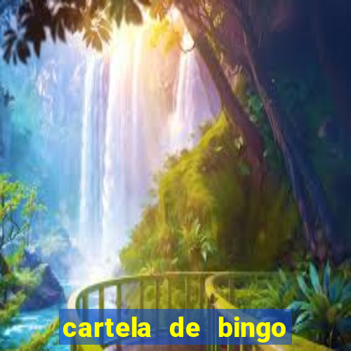 cartela de bingo cha de panela