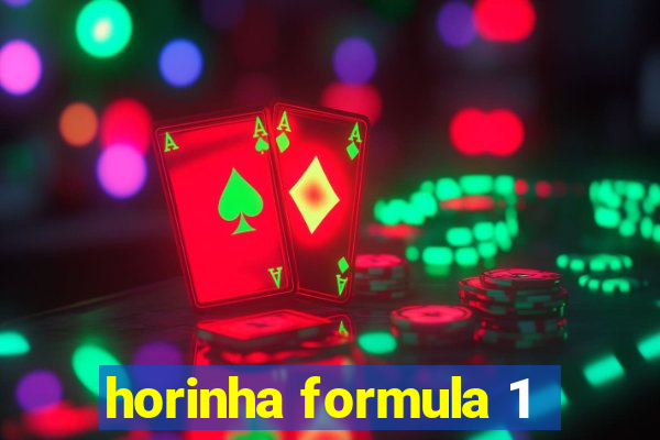 horinha formula 1