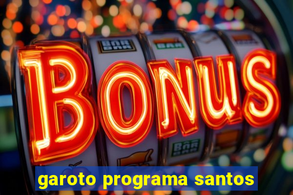 garoto programa santos