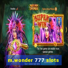 m.wonder 777 slots