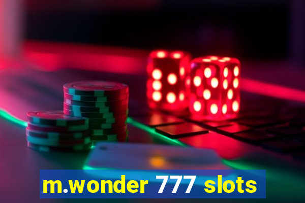 m.wonder 777 slots