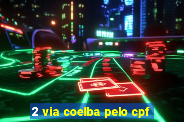 2 via coelba pelo cpf