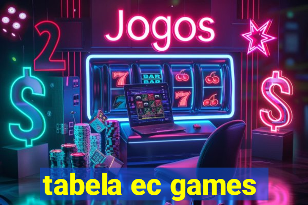 tabela ec games