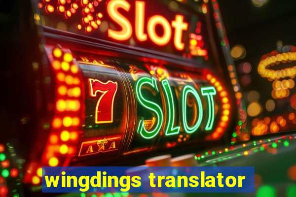 wingdings translator