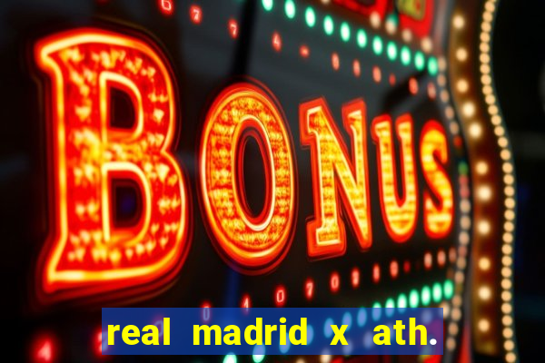 real madrid x ath. bilbao palpite