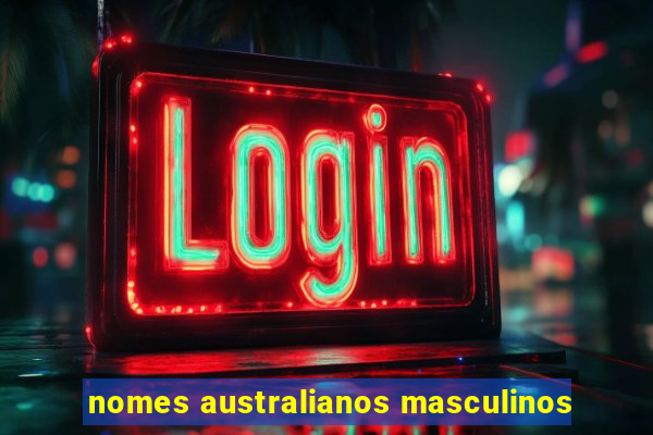 nomes australianos masculinos