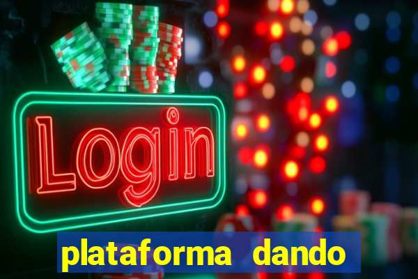 plataforma dando bonus de cadastro