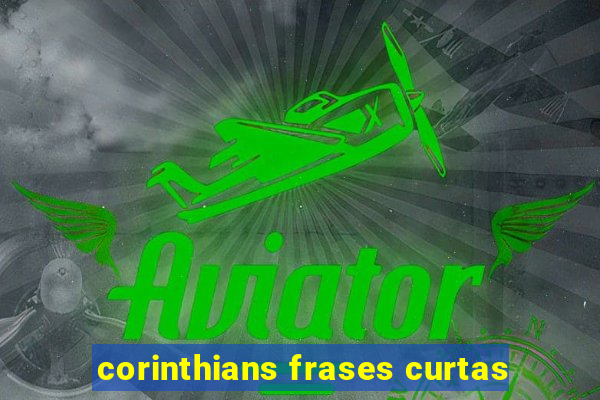 corinthians frases curtas