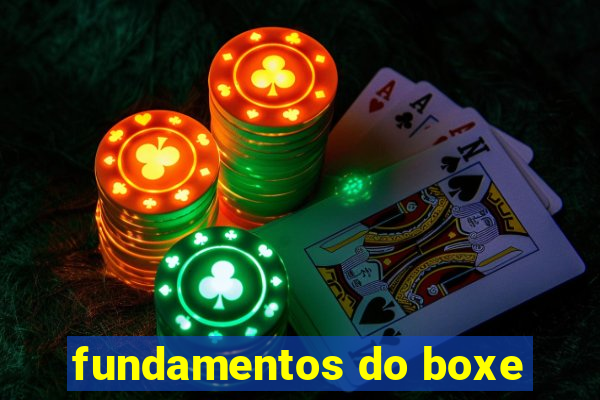 fundamentos do boxe