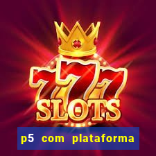 p5 com plataforma de jogos