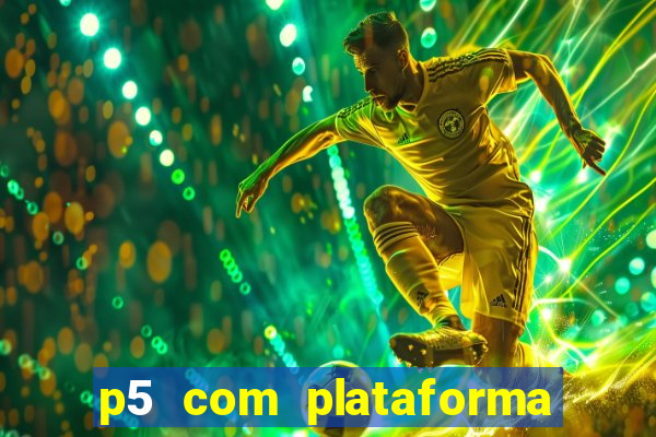 p5 com plataforma de jogos