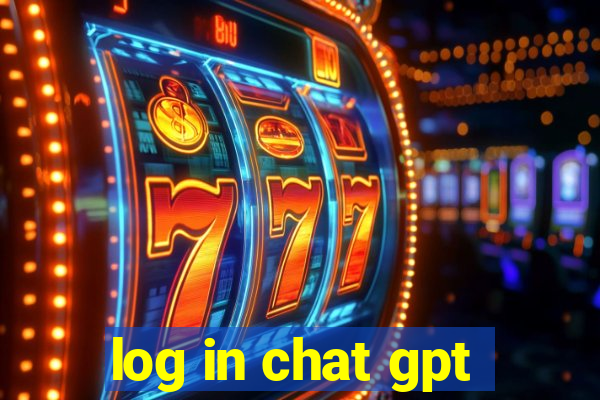 log in chat gpt