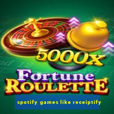 spotify games like receiptify